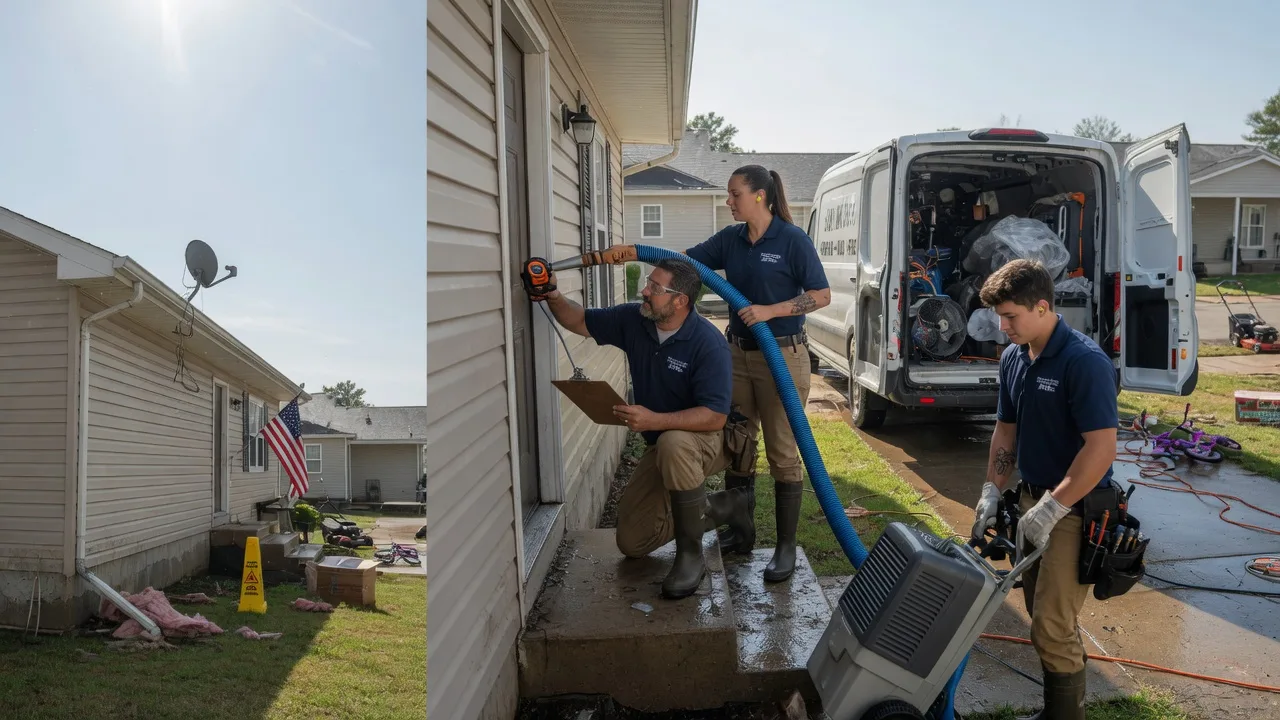 Ceiling Water Damage Restoration in New Town, ND near me